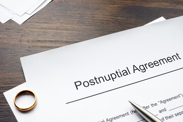 postnuptial agreement and ring