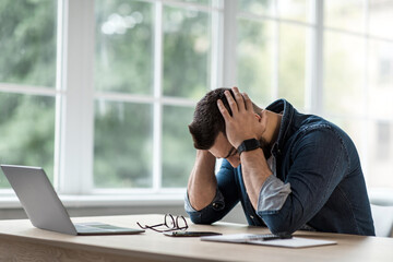 stressed man