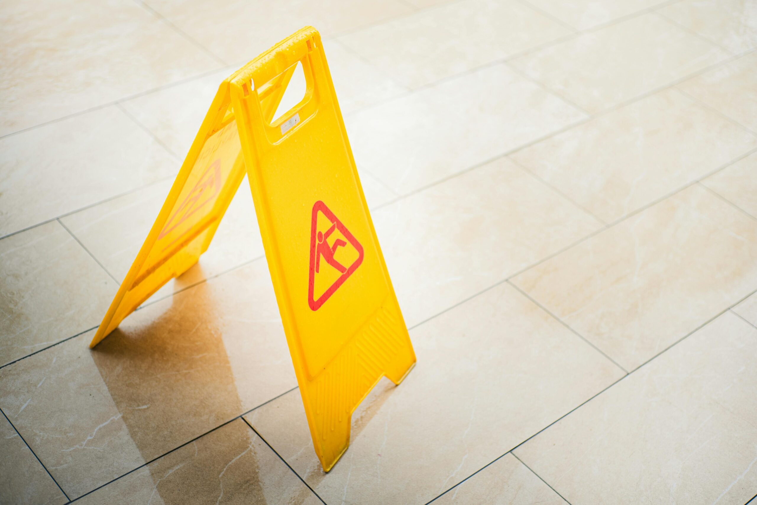 wet floor sign